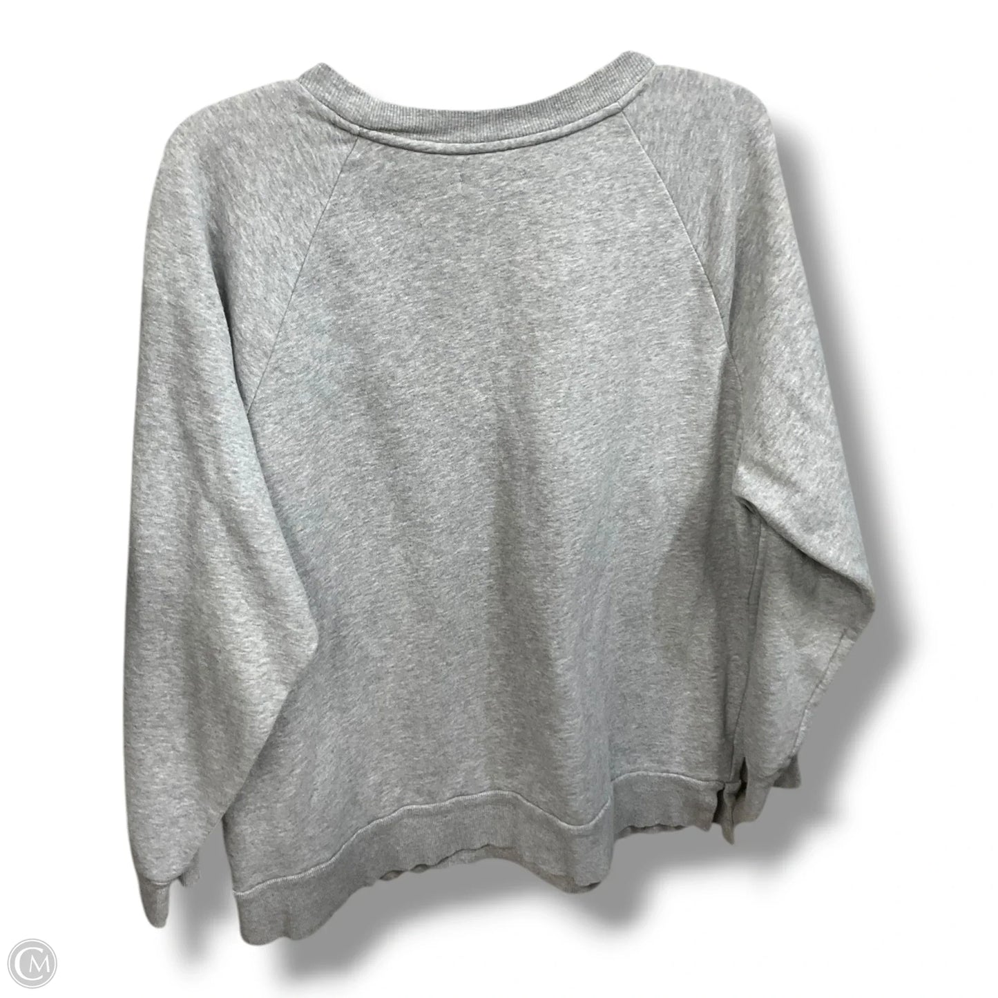 Sweatshirt Collar By Colsie In Grey, Size: L