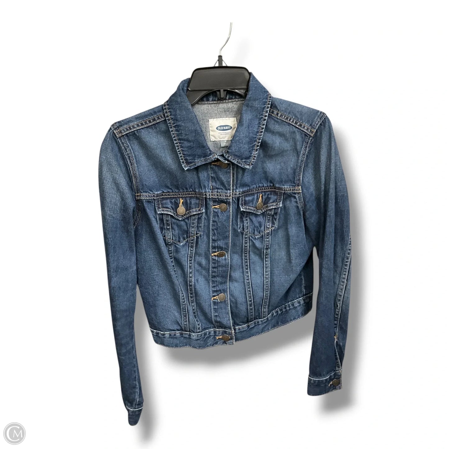 Jacket Denim By Old Navy In Blue Denim, Size: M
