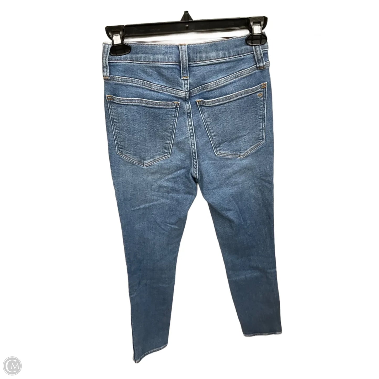 Jeans Skinny By Madewell In Blue Denim, Size: 0