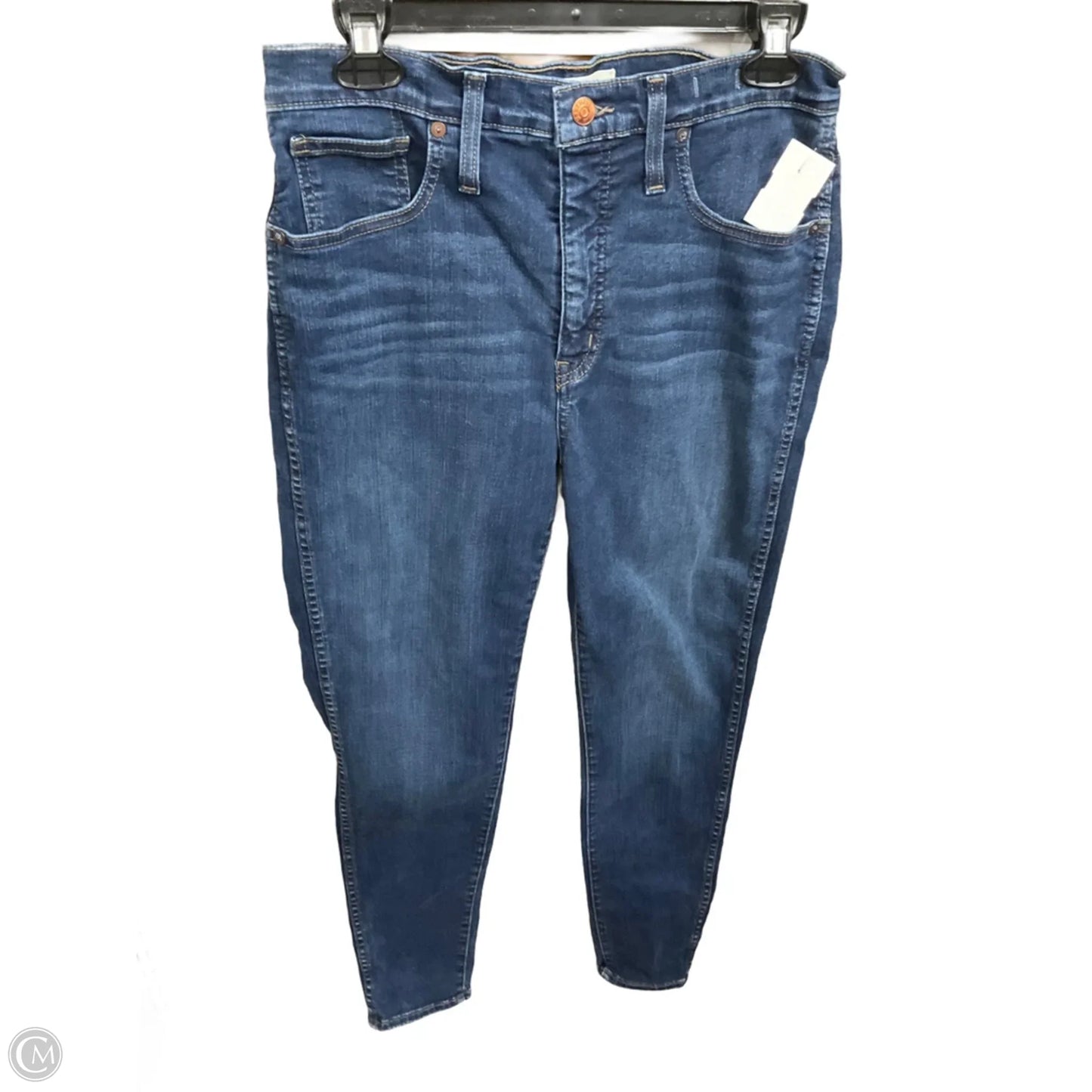 Jeans Skinny By Madewell In Blue Denim, Size: 8