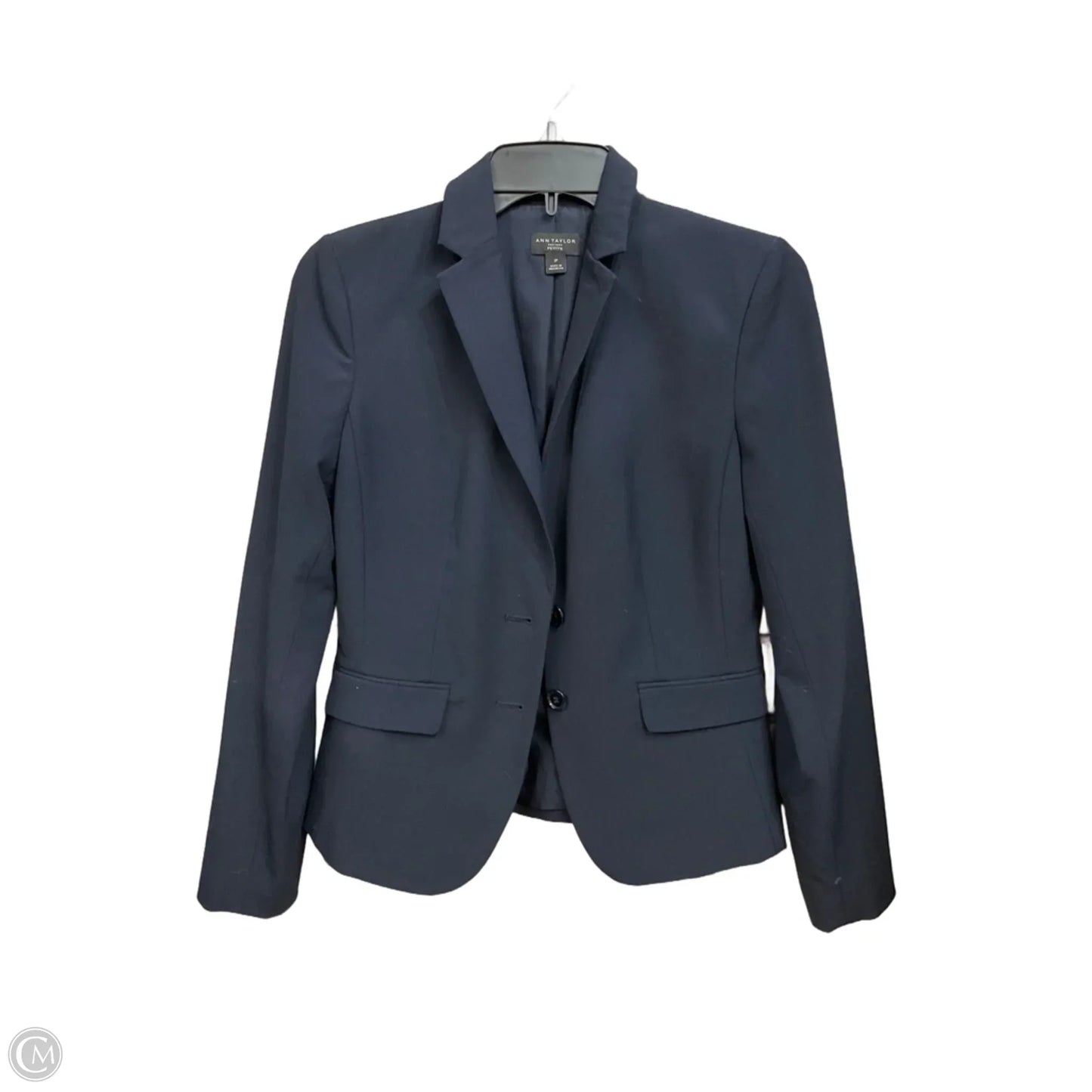 Blazer By Ann Taylor In Navy, Size: Xs