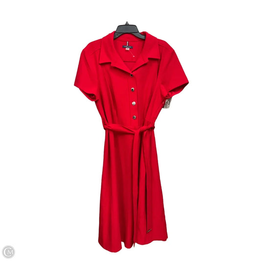 Dress Casual Maxi By Tommy Hilfiger In Red, Size: 2x