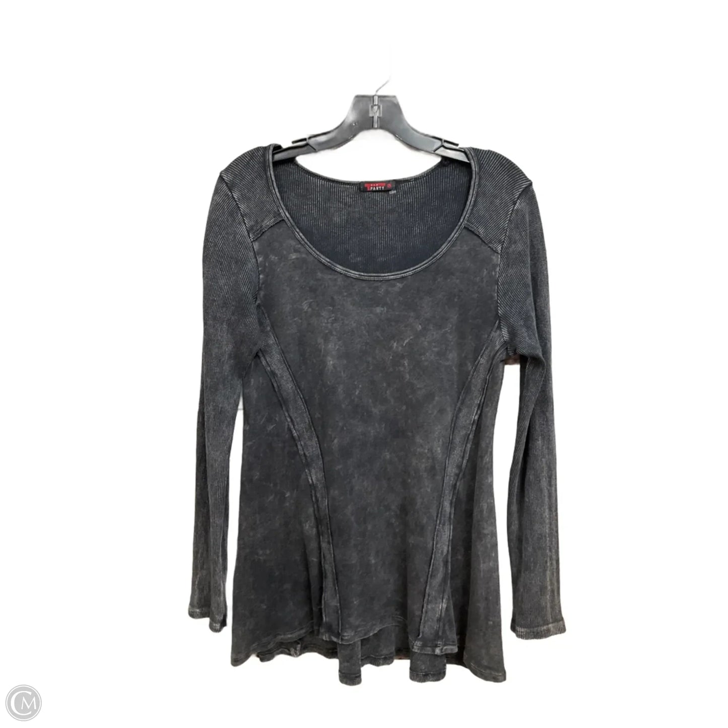Top Long Sleeve Basic By T Party In Black, Size: L