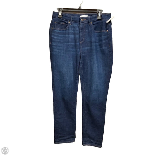 Jeans Boot Cut By Loft In Blue Denim, Size: 6