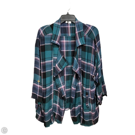 Cardigan By Clothes Mentor In Green, Size: Xl