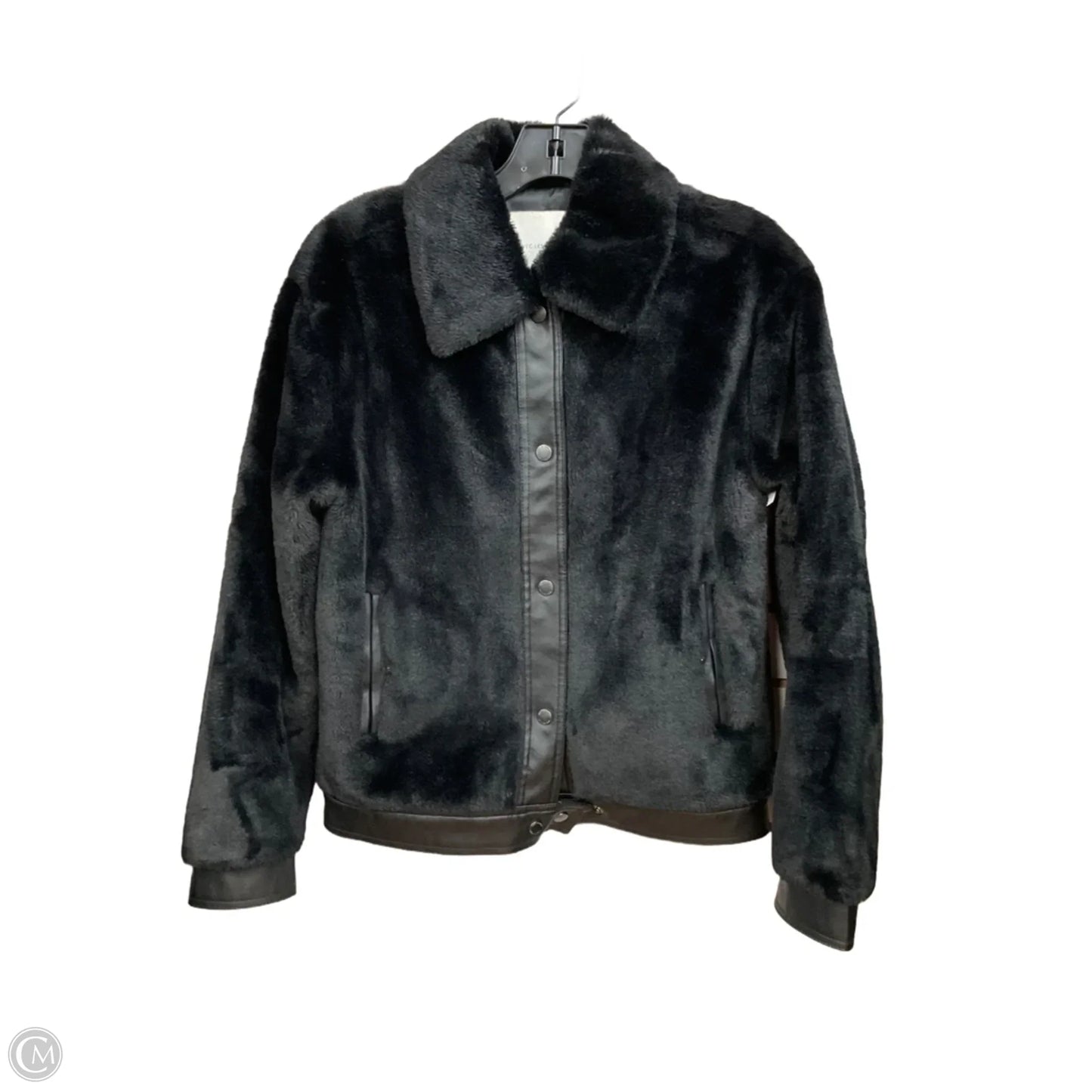 Coat Faux Fur & Sherpa By Avec Les Filles In Black, Size: Xs