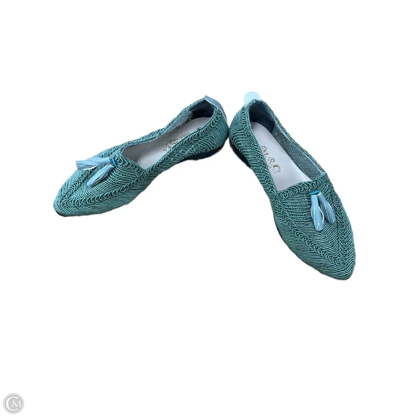 Shoes Flats By Clothes Mentor In Green, Size: 7.5