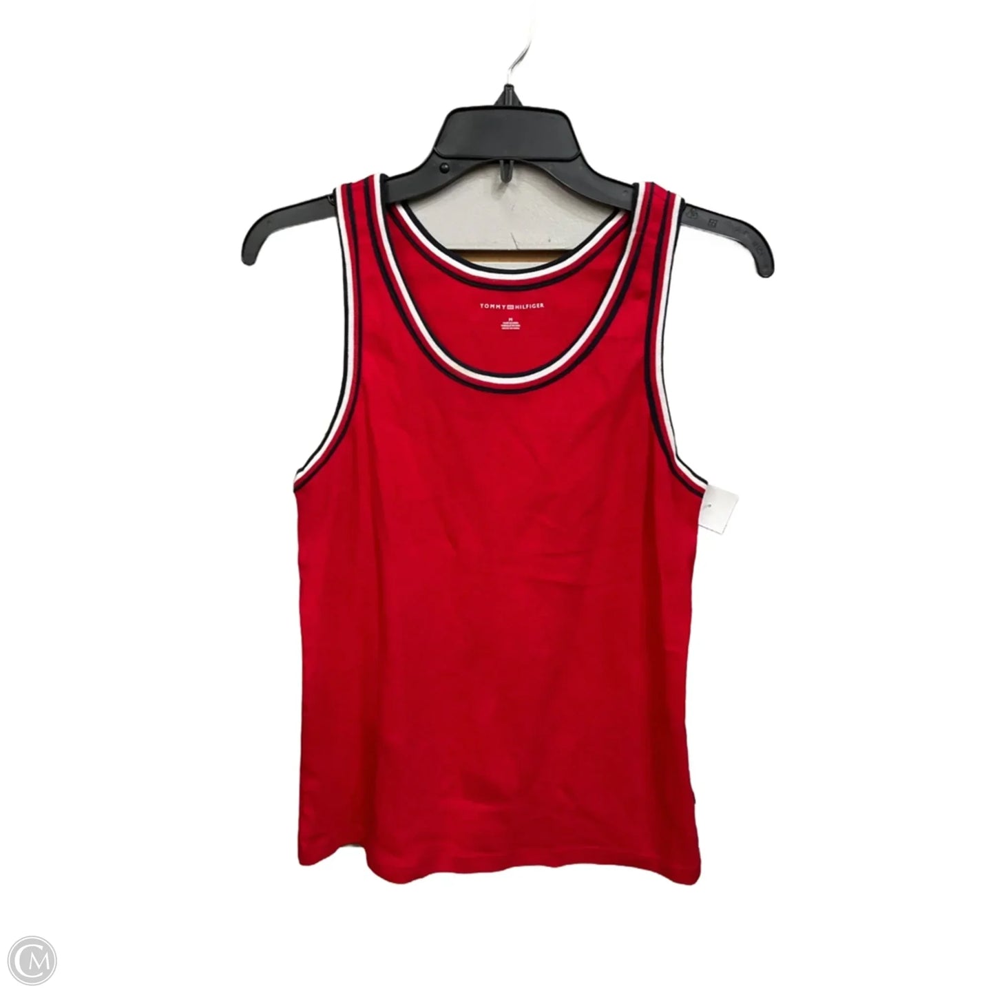 Top Sleeveless Basic By Tommy Hilfiger In Red, Size: M