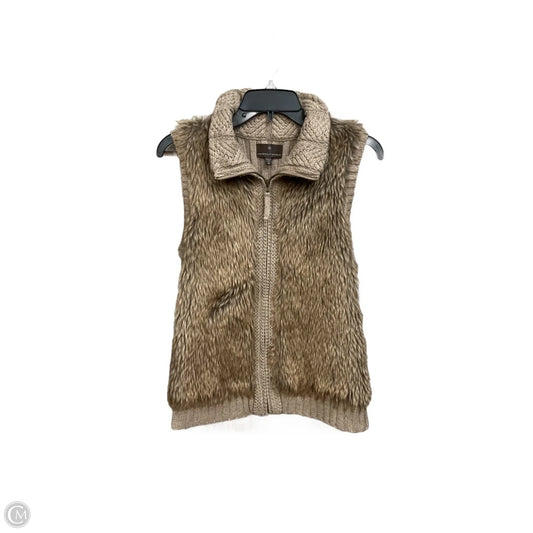 Vest Sweater By Fenn Wright Manson In Tan, Size: Xl