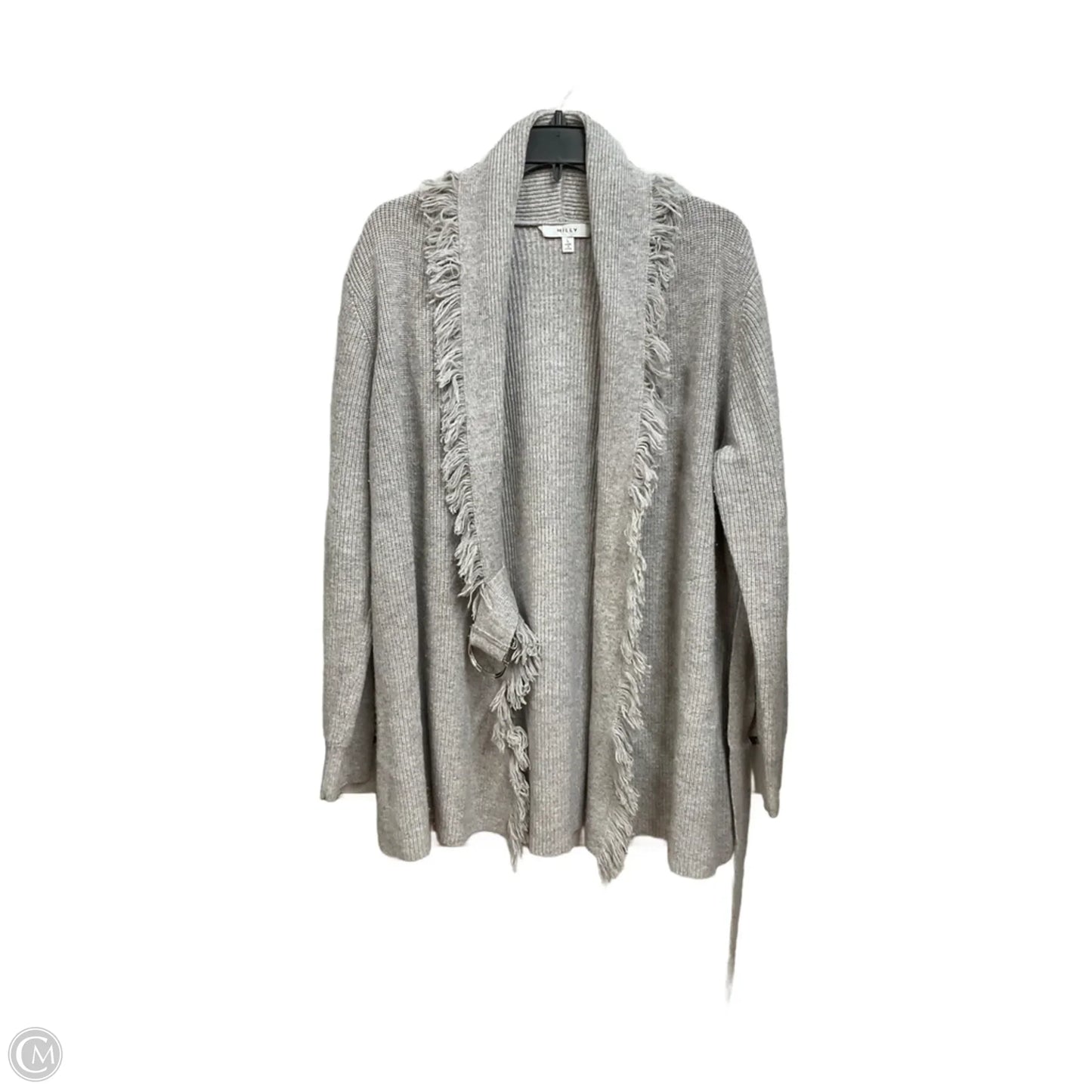 Cardigan Designer By Milly In Grey, Size: L