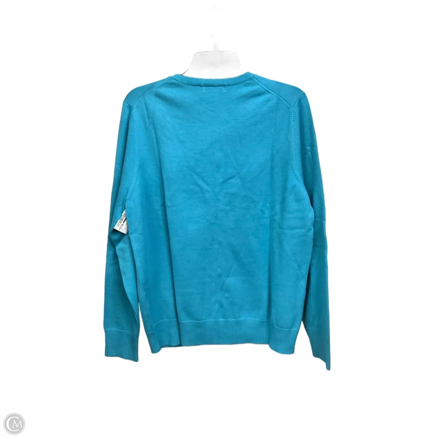 Cardigan By Lands End In Blue, Size: Xl