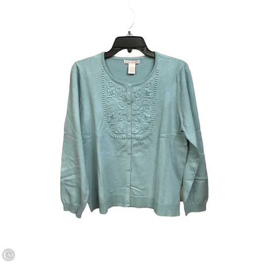 Cardigan By Clothes Mentor In Blue, Size: L
