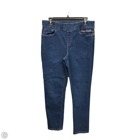 Jeans Straight By Tommy Hilfiger In Blue Denim, Size: 14
