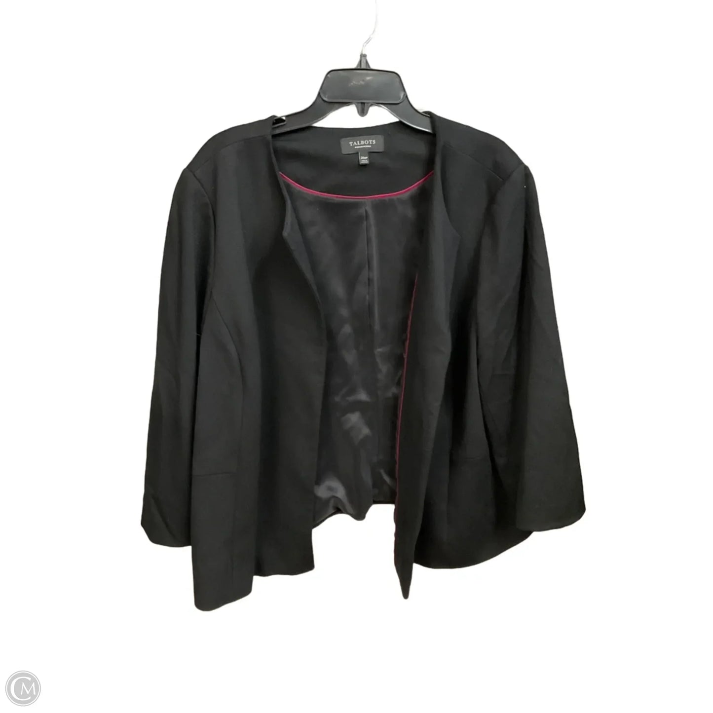 Blazer By Talbots In Black, Size: 2x