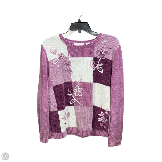Sweater By Alfred Dunner In Purple, Size: S