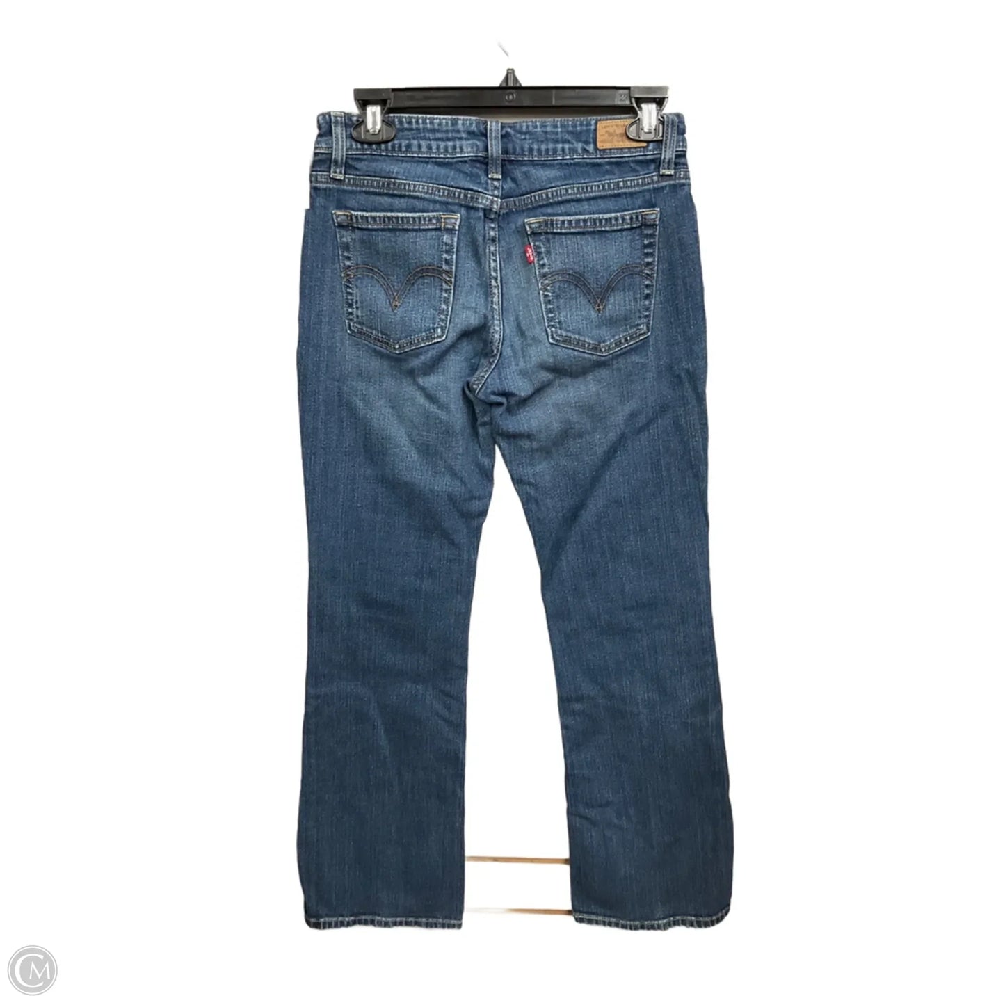 Jeans Boot Cut By Levis In Blue Denim, Size: 2