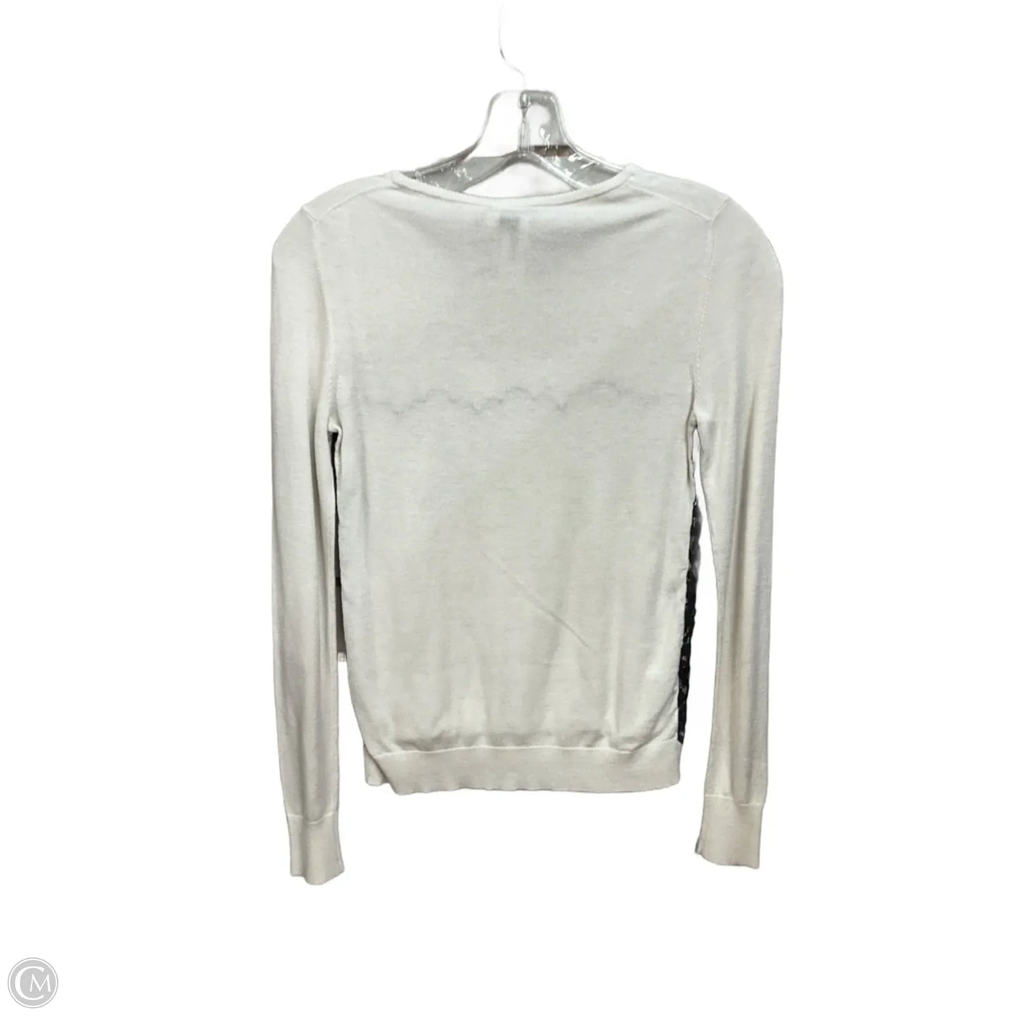 Top Long Sleeve By Ann Taylor In White, Size: Xs