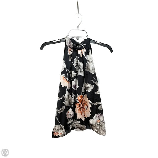 Top Sleeveless By White House Black Market In Floral Print, Size: Xs