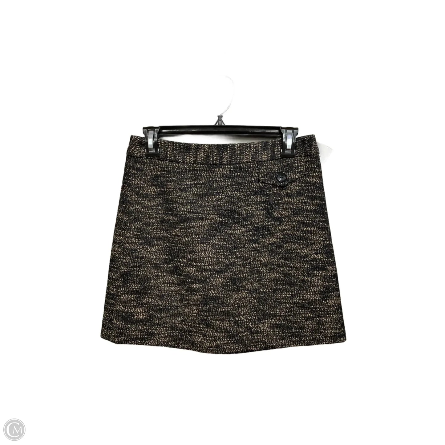 Skirt Mini & Short By Limited In Black & Gold, Size: 0