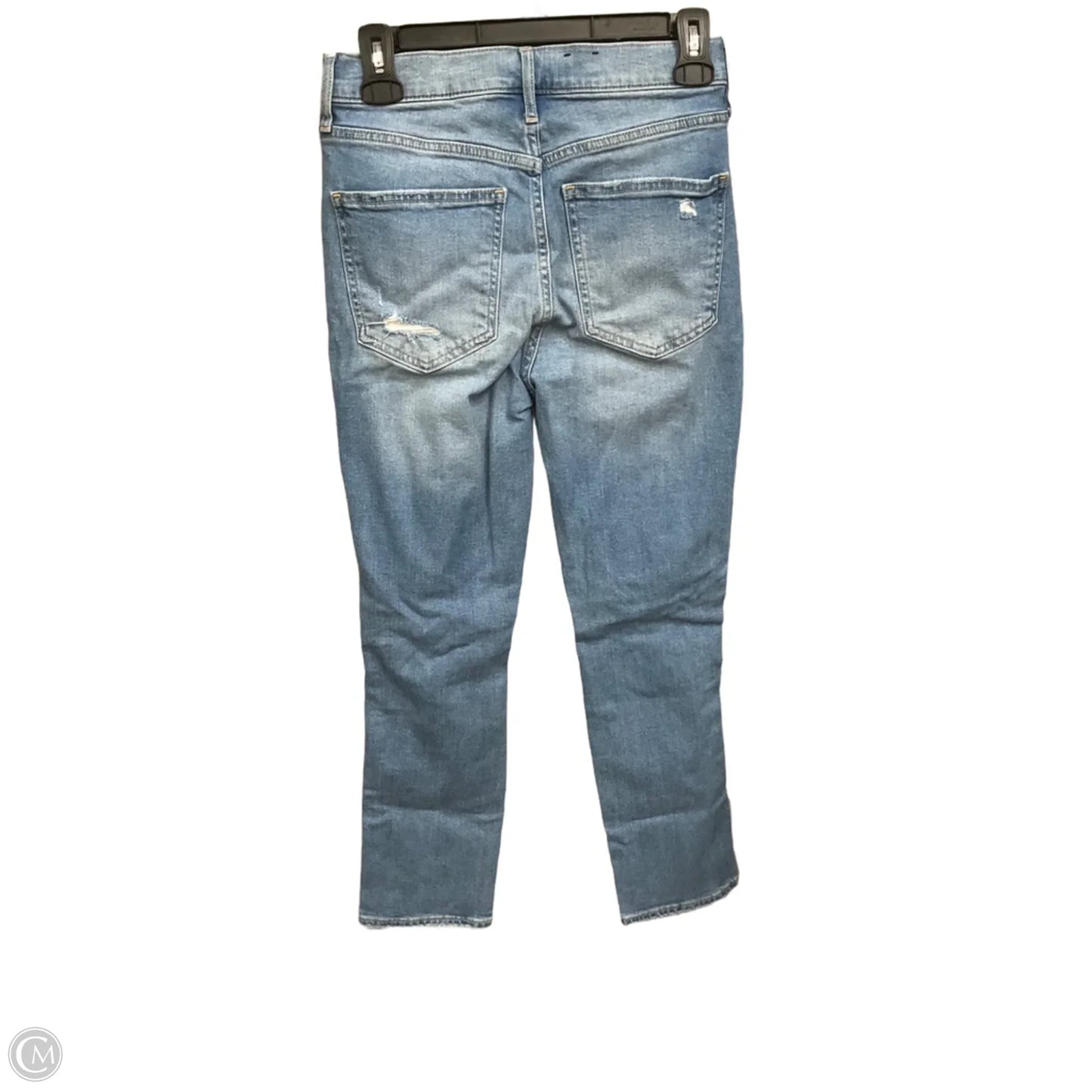 Jeans Straight By Gap In Blue Denim, Size: 4