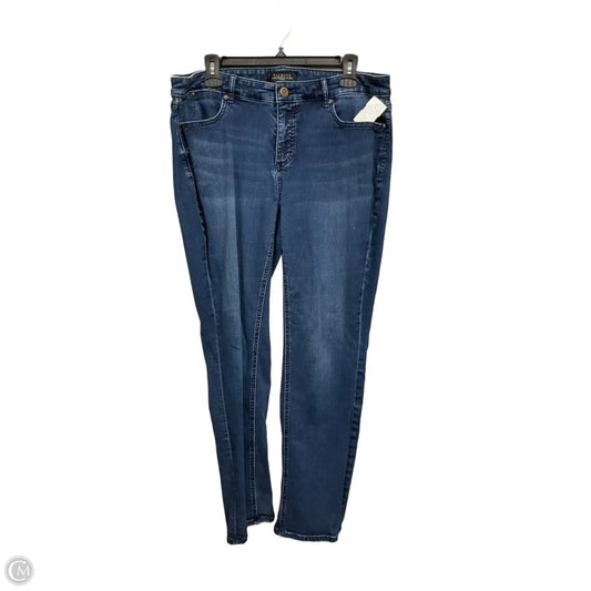 Jeans Straight By Talbots In Blue Denim, Size: 4