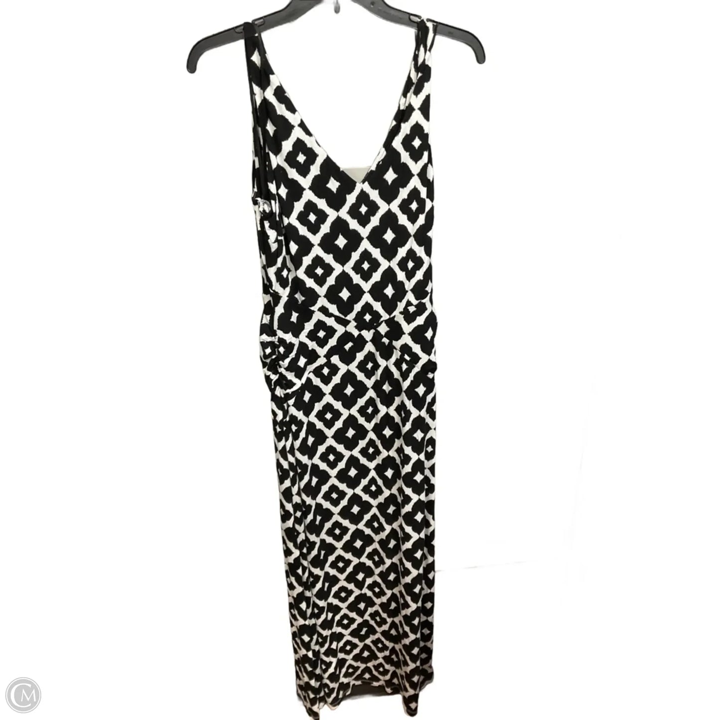 Dress Casual Maxi By Inc In Black & White, Size: Xl
