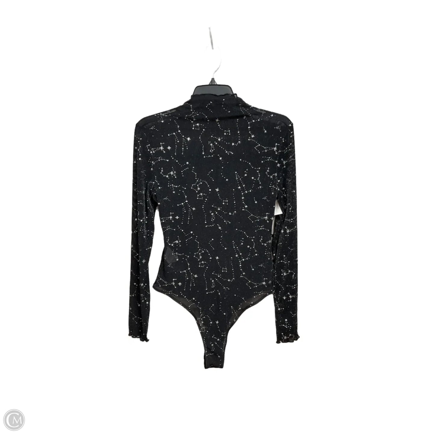 Bodysuit By Clothes Mentor In Black, Size: L