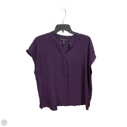 Top Sleeveless By Eloquii In Purple, Size: L