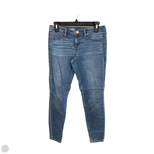 Jeans Skinny By Mossimo In Blue Denim, Size: 2