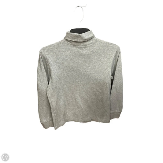 Top Long Sleeve Basic By Cherokee In Grey, Size: L