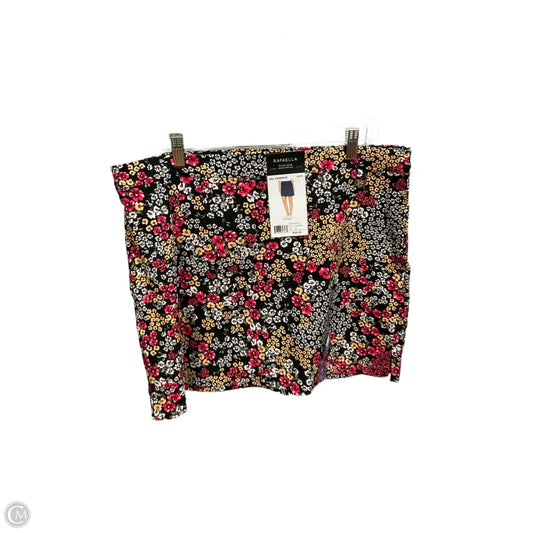 Skort By Rafaella In Floral Print, Size: 18