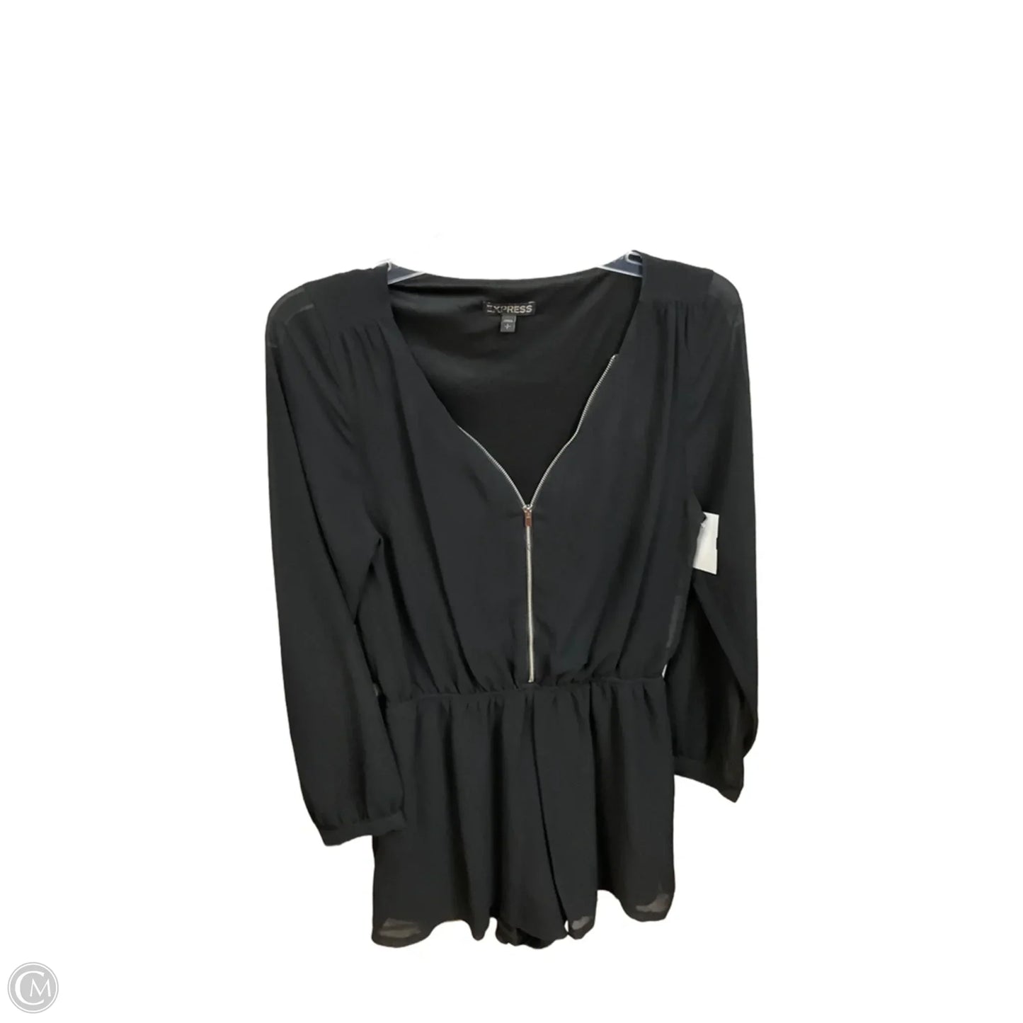 Romper By Express In Black, Size: S