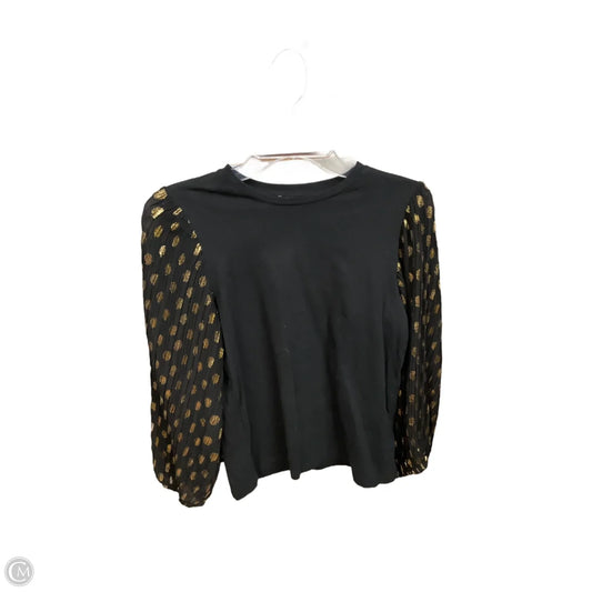 Top Long Sleeve By Express In Black, Size: Xs