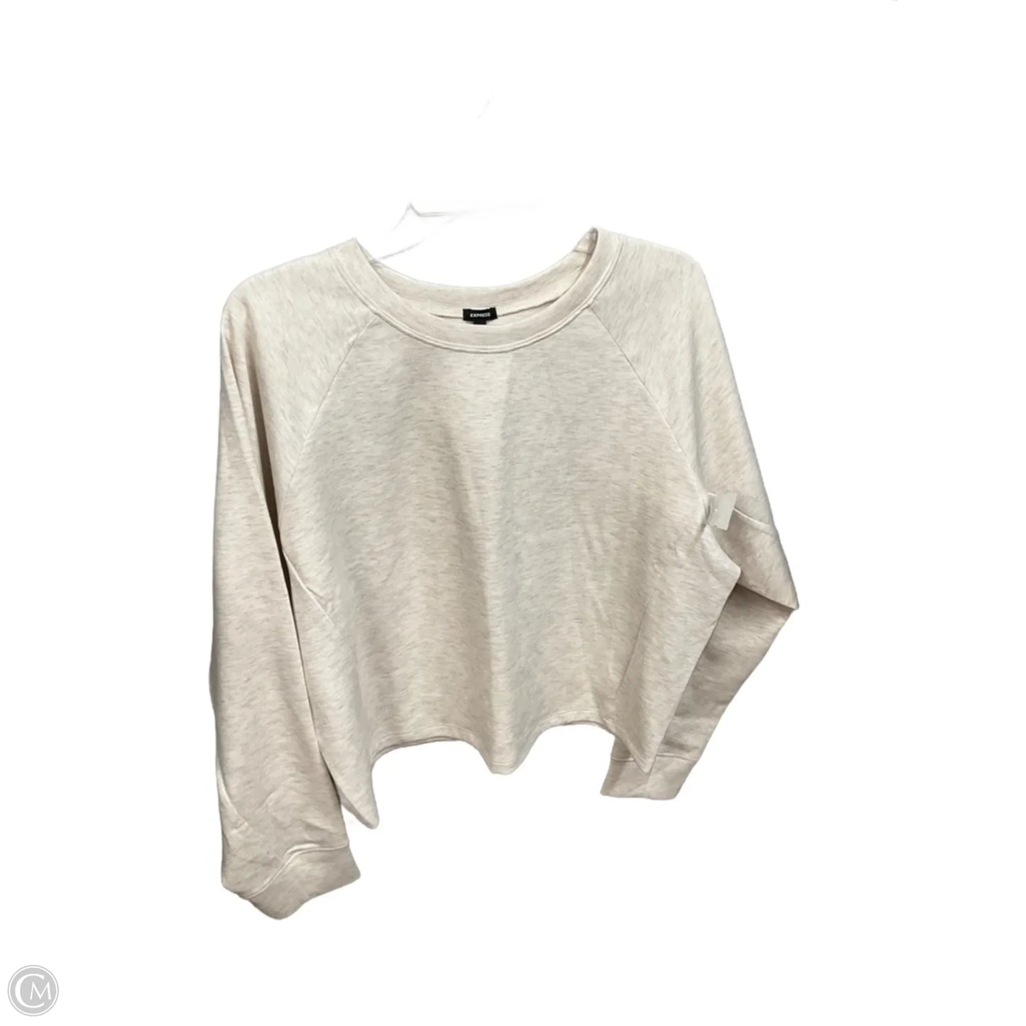 Top Long Sleeve Basic By Express In Tan, Size: L