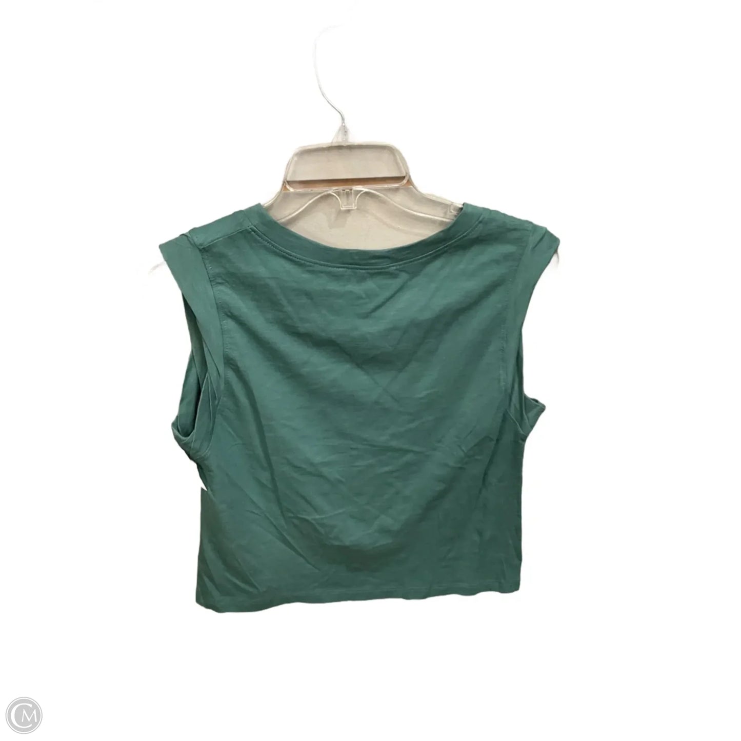 Top Sleeveless By Double Zero In Green, Size: S