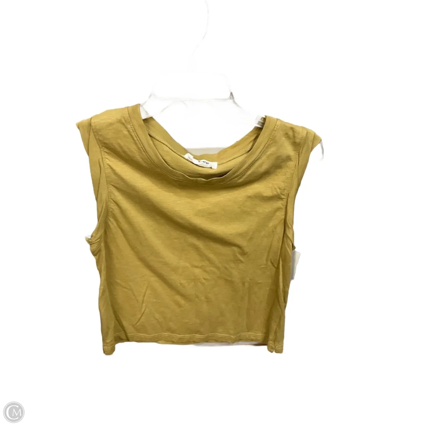 Top Sleeveless By Double Zero In Yellow, Size: S