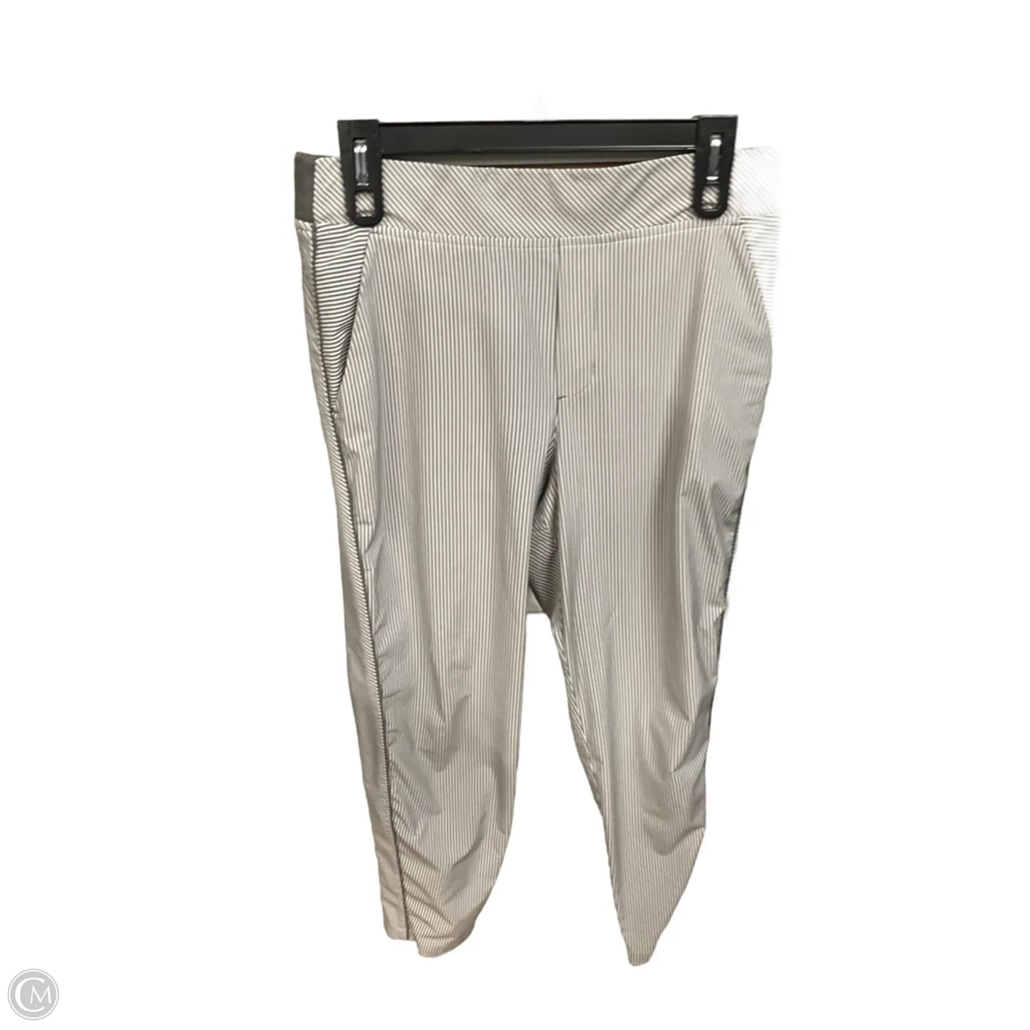 Athletic Pants By Athleta In Grey & White, Size: M