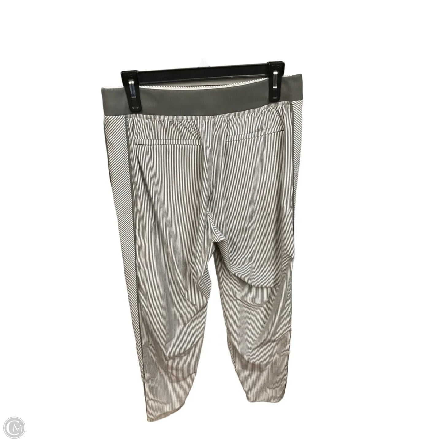 Athletic Pants By Athleta In Grey & White, Size: M