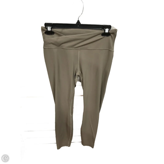 Athletic Capris By Lululemon In Brown, Size: M