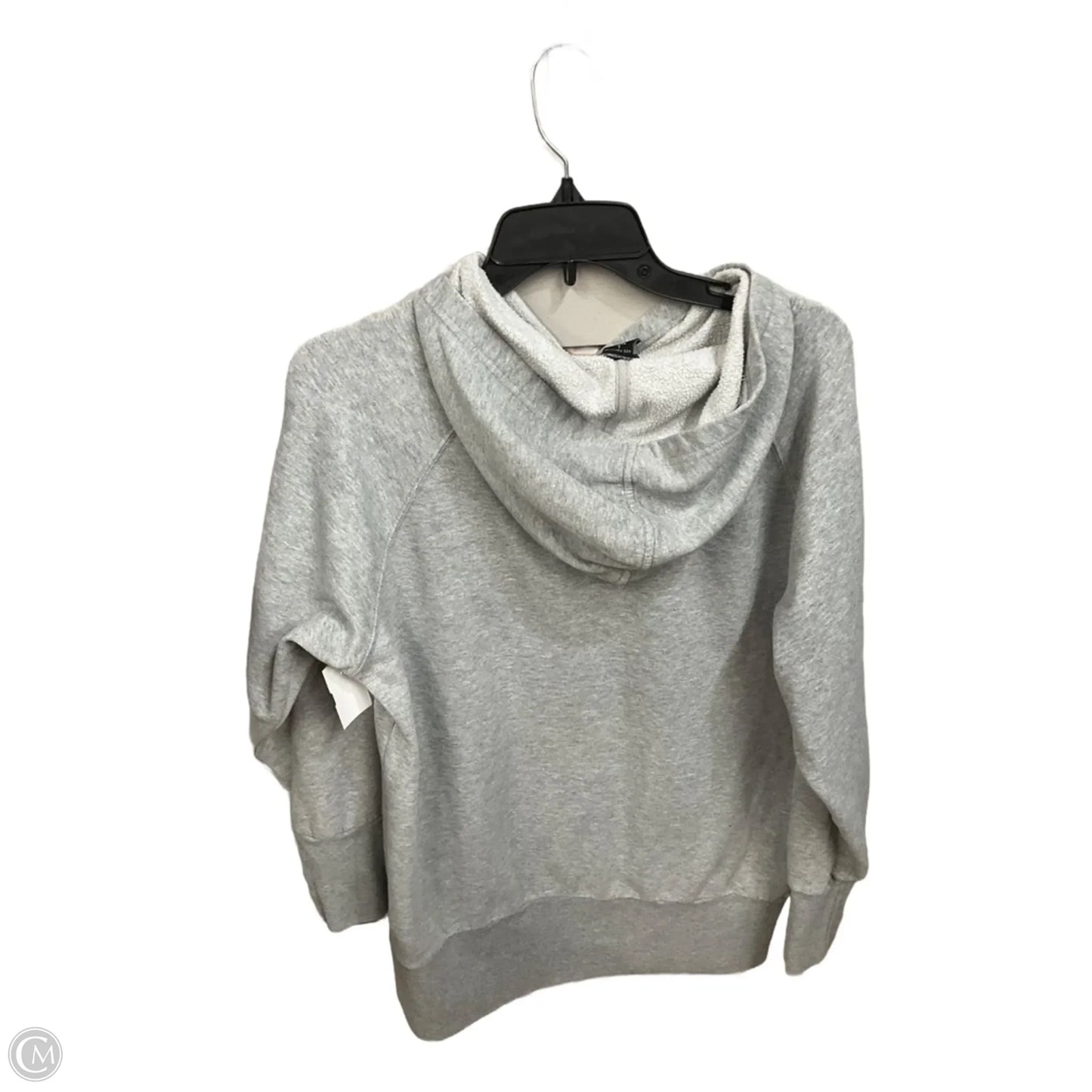 Sweatshirt Hoodie By Moda Intl In Grey, Size: L