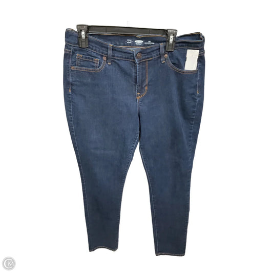 Jeans Skinny By Old Navy In Blue Denim, Size: 10