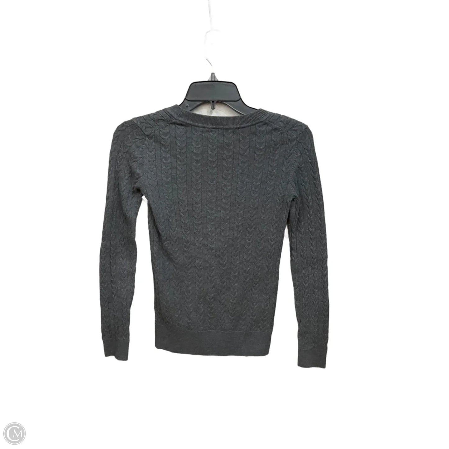 Top Long Sleeve By Tommy Hilfiger In Grey, Size: Xs