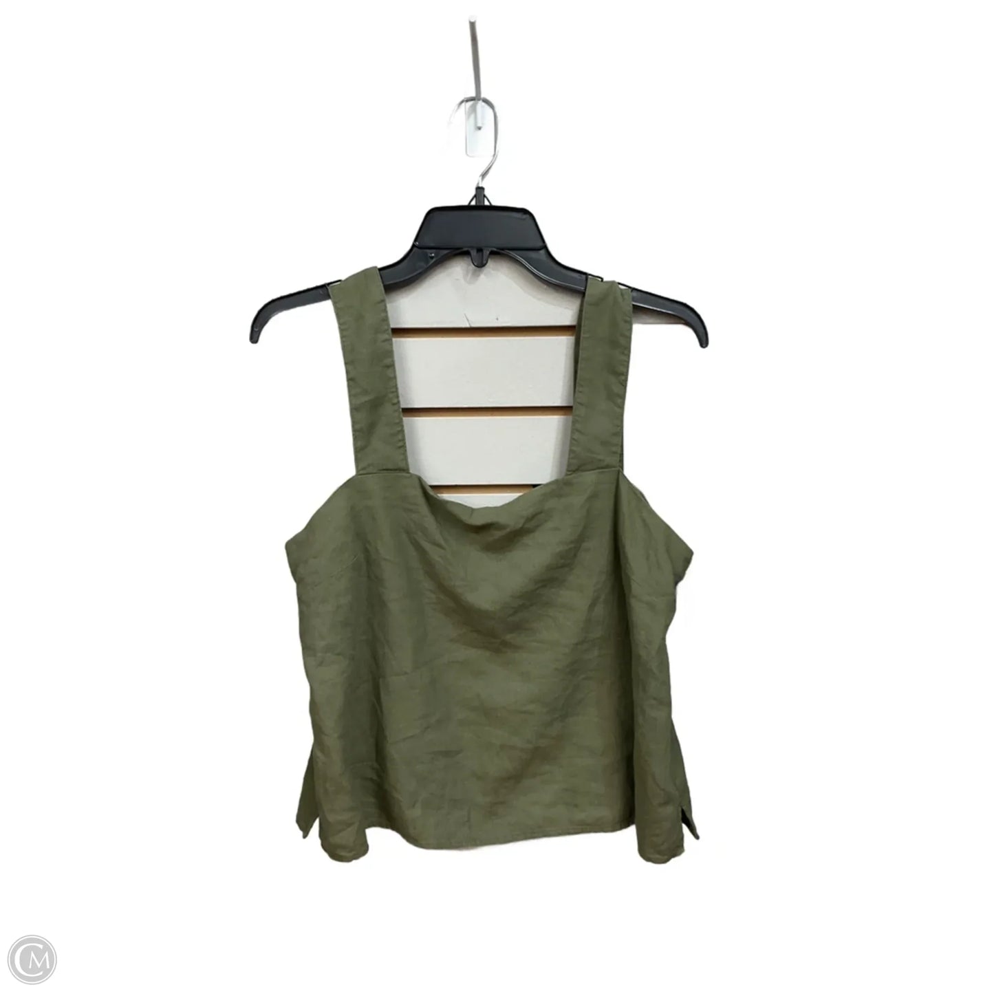 Top Sleeveless By Banana Republic In Green, Size: S