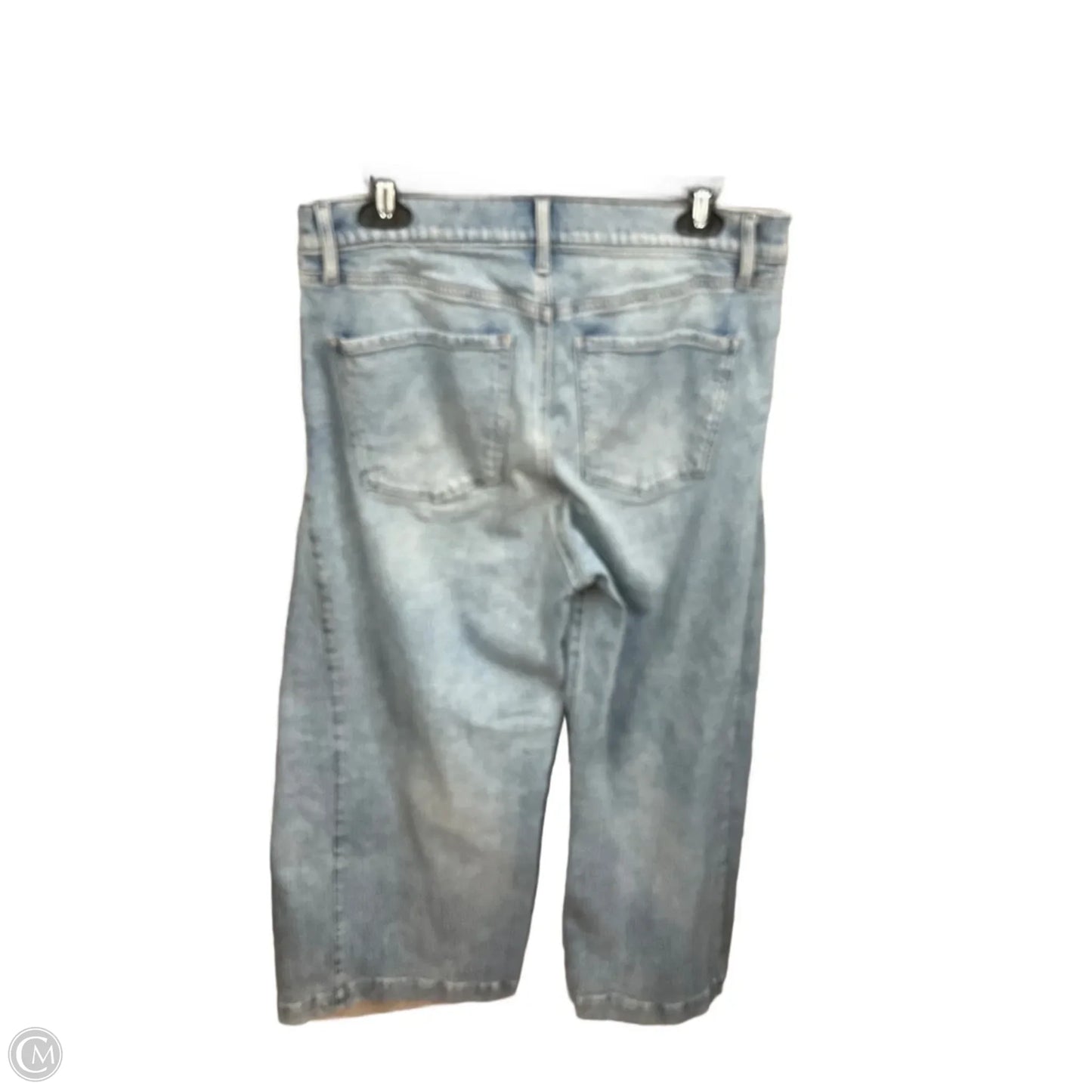 Jeans Wide Leg By Express In Blue Denim, Size: 12