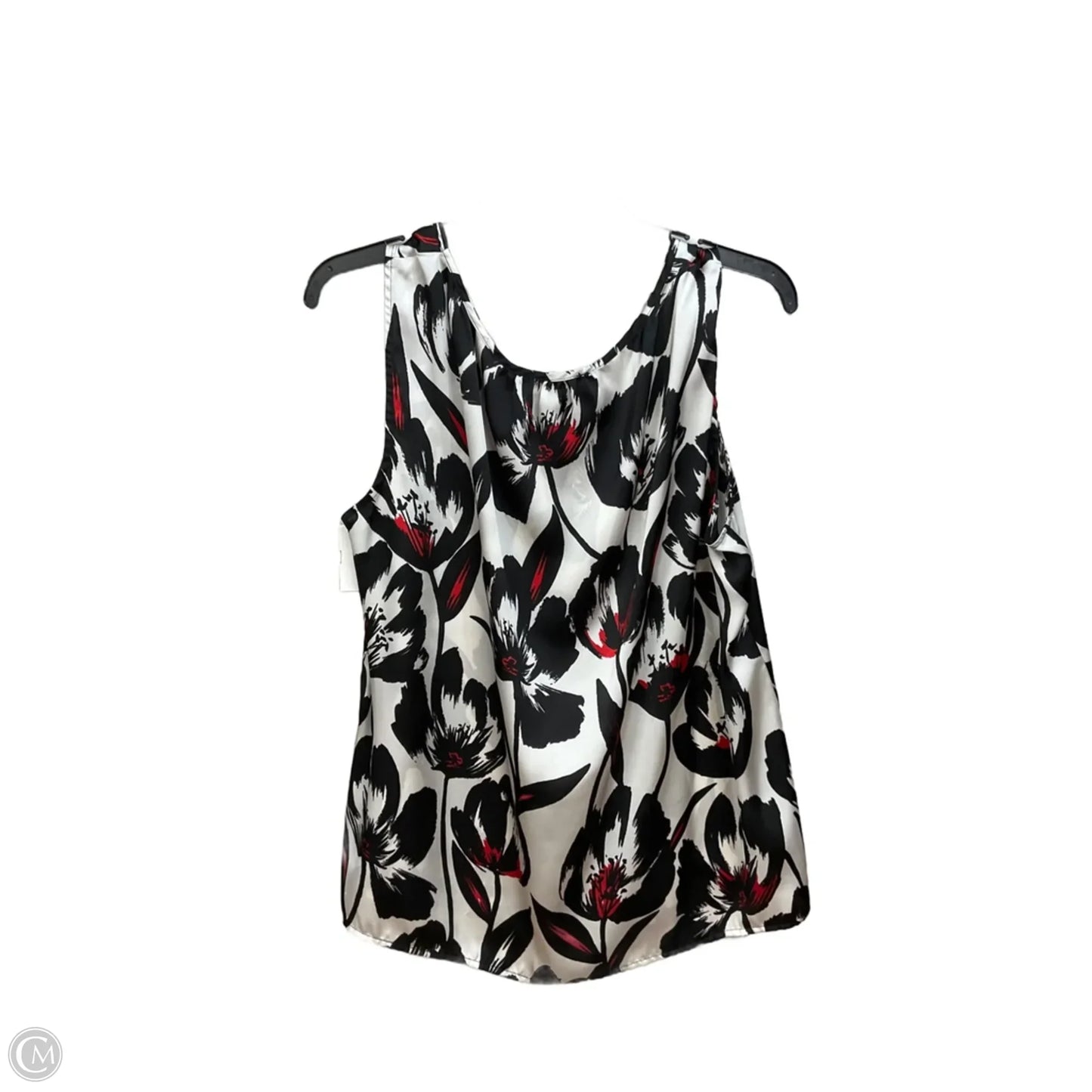 Top Sleeveless By Nine West In Floral Print, Size: Xl
