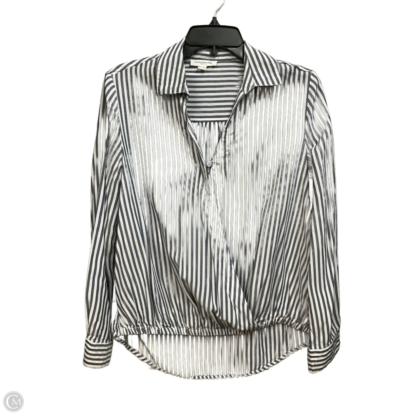 Top Long Sleeve By Beachlunchlounge In Striped Pattern, Size: S