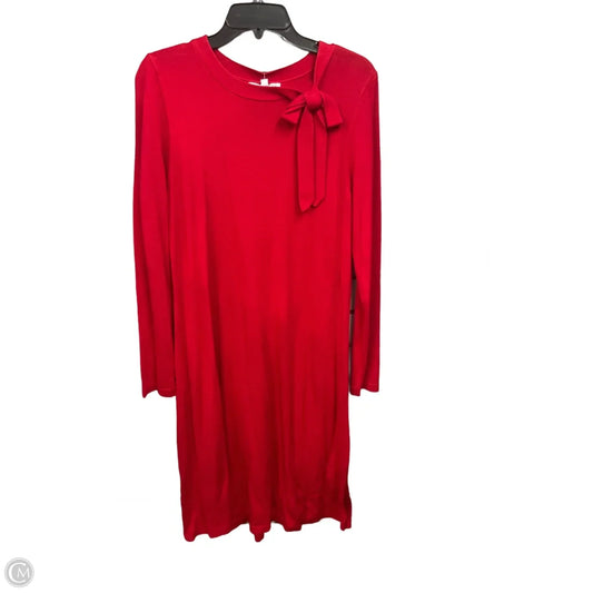 Dress Casual Midi By Robbie Bee In Red, Size: L