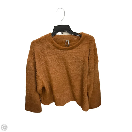 Sweater By Anthropologie In Brown, Size: L
