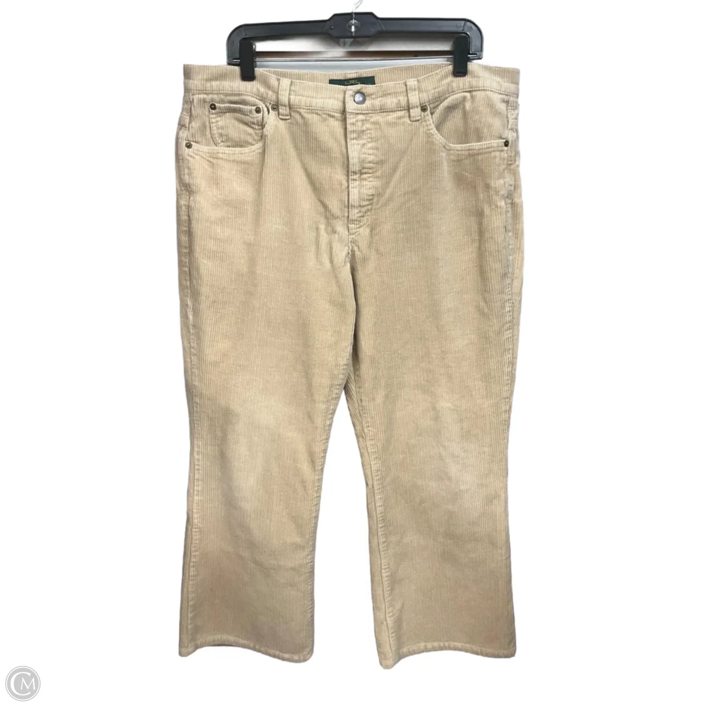 Pants Corduroy By Ralph Lauren In Tan, Size: 16
