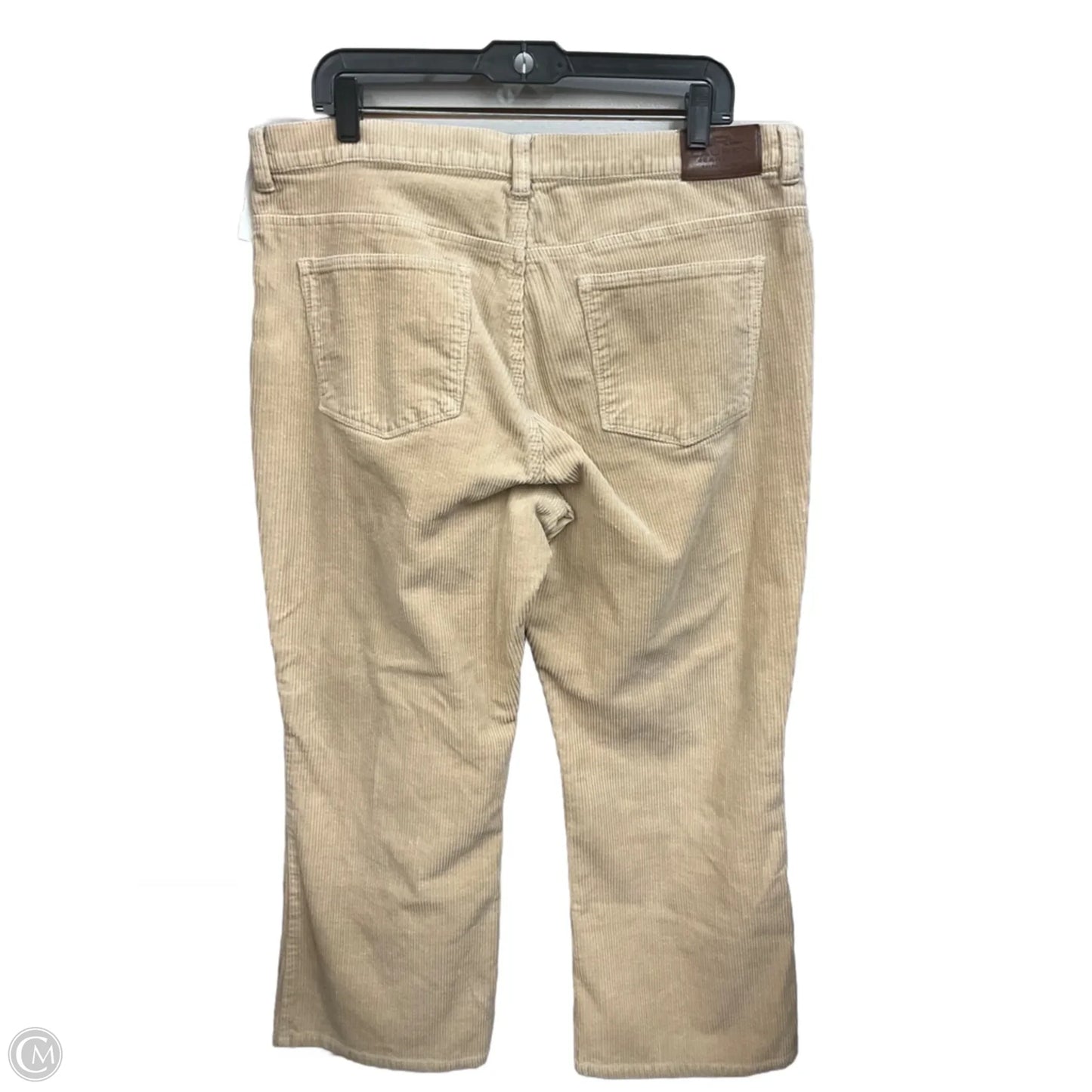 Pants Corduroy By Ralph Lauren In Tan, Size: 16